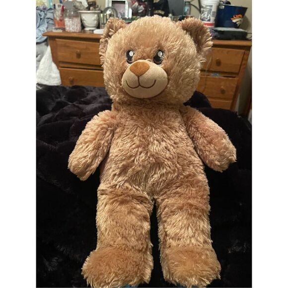 Build-A-Bear Workshop Brown Blue Happy Birthday Plush Teddy Bear Stuffed Toy - Picture 7 of 12